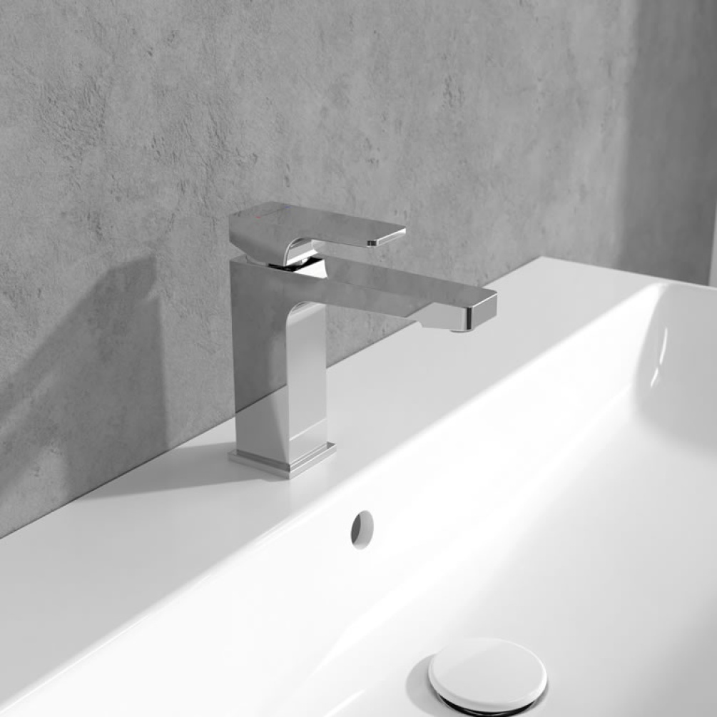 Lifestyle image of Villeroy & Boch Architectura Square Basin Mixer Tap